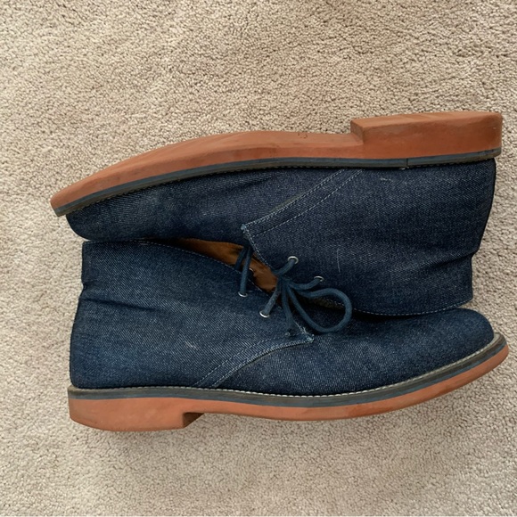 Aldo blue denim chukkas. Worn only a few times. main image 4